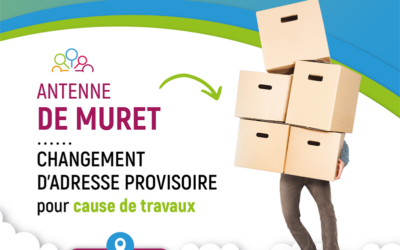 En 2024, l’antenne de Muret change d’adresse provisoirement pour travaux