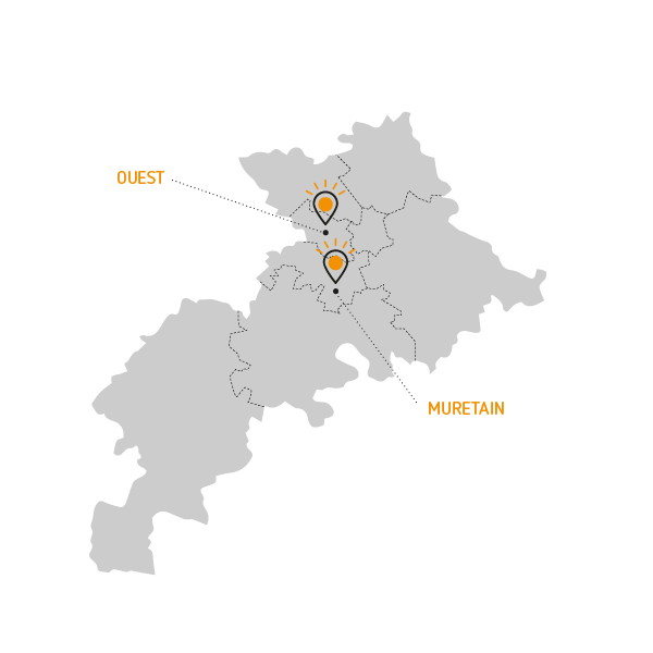 Carte des référents Cap Alternance de la MLHG